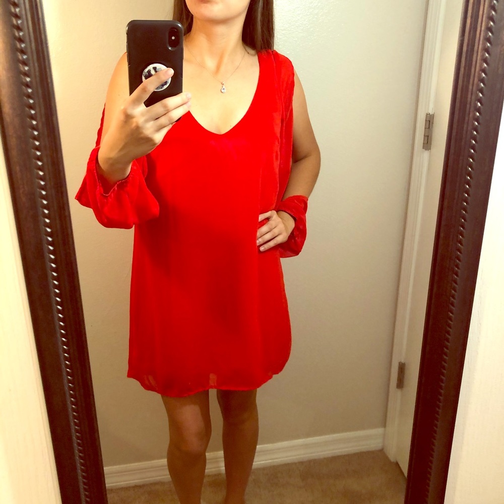 Stunning red Tobi dress